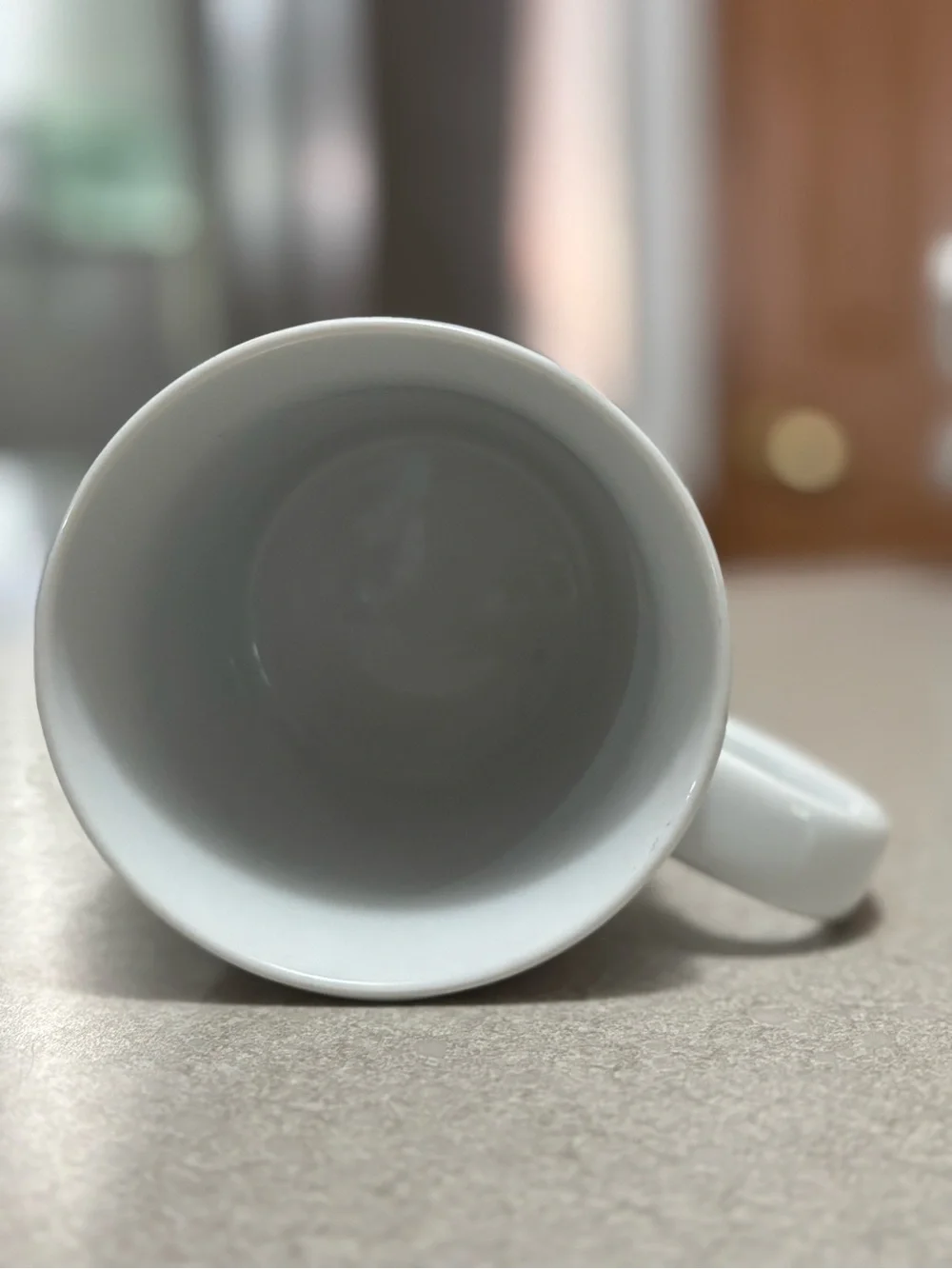 Crate&Barrel White Ceramic Mug with Julia Rothman Signature